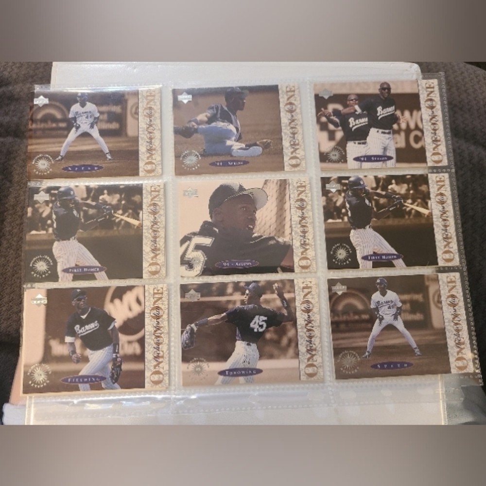 Michael Jordan baseball cards